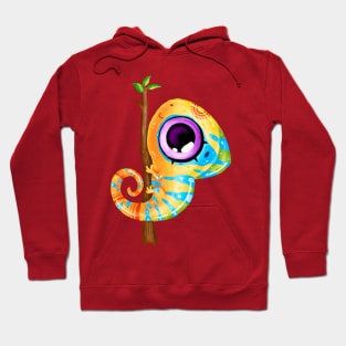 Lizard big eyes Hoodie